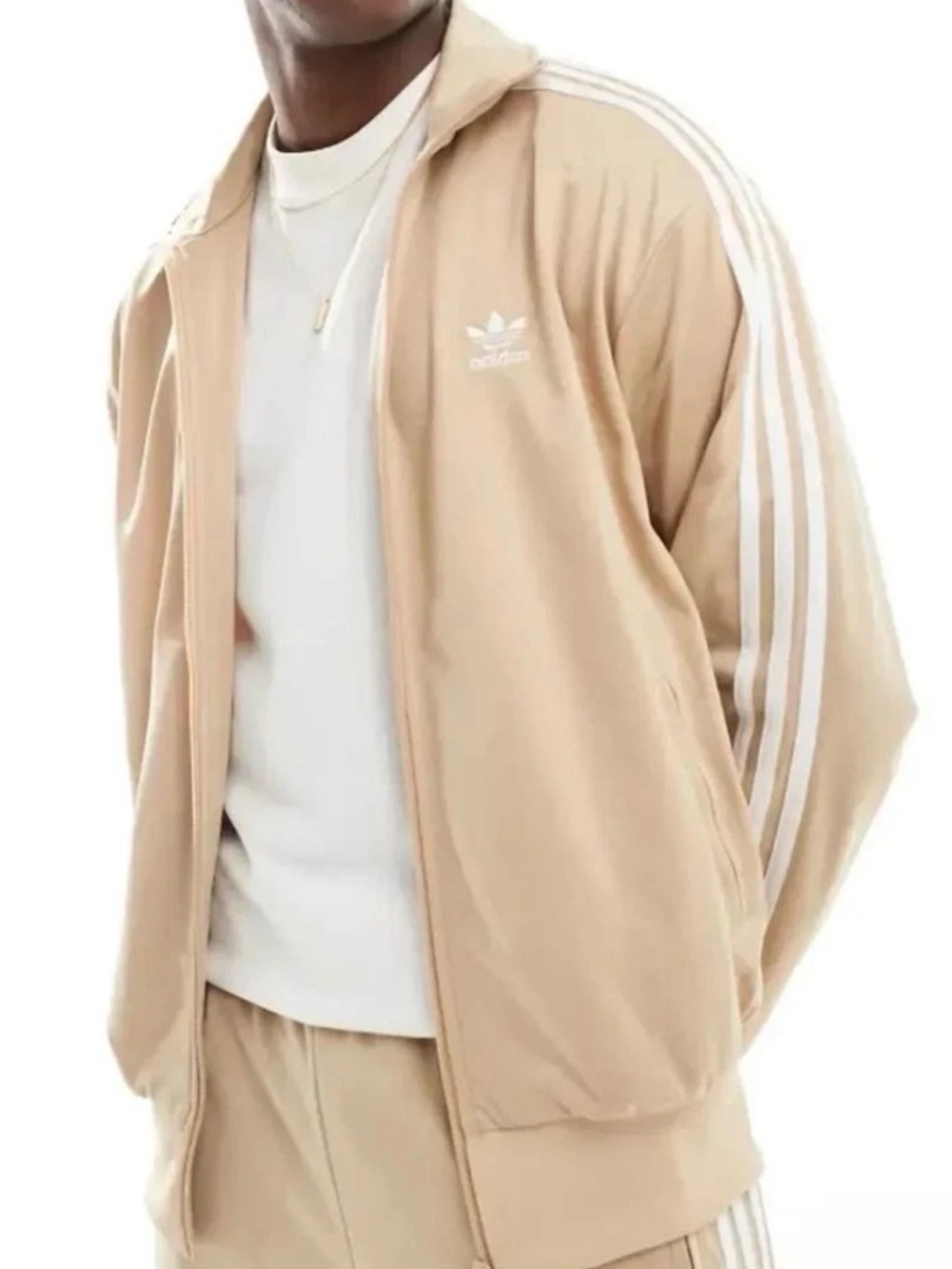 ADIDAS Originals Men’s Small Firebird Track Jacket Magic Beige IY9888